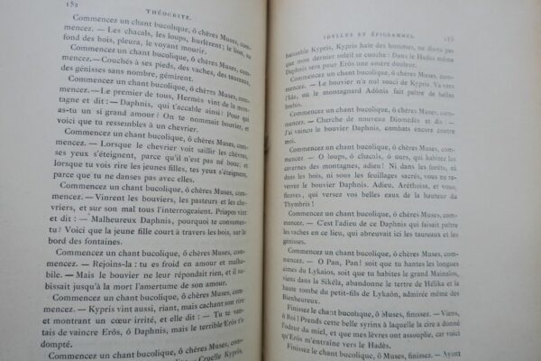 Leconte de Lisle Hésiode Hymnes orphiques Théocrite Bion Moskhos Tyrtée Odes.. – Image 6