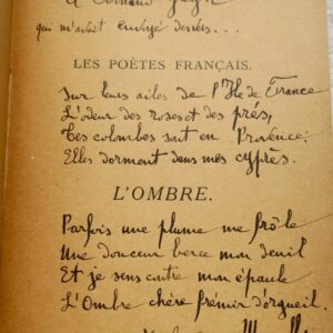 MAGALLON Xavier de. L'OMBRE + dédicace