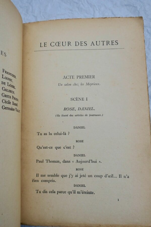 MARCEL Gabriel Broché - Le coeur des autres  + dédicace – Image 7