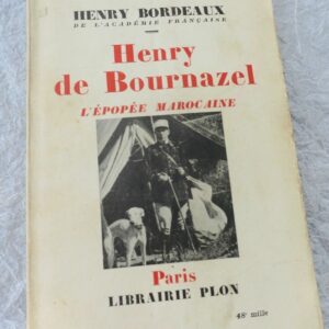 MAROC Bordeaux Henri Henry de Bournazel