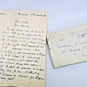 Maurice DRUON lettre autographes signée