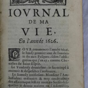 Memoires du Mareschal de Bassompierre 1665