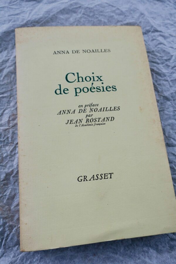 NOAILLES Choix de poésies + dédicace – Image 3