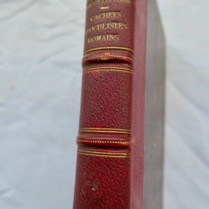 Numismatique Cachets d'oculistes Romains 1882