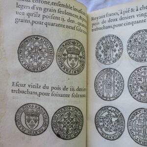 Or & argent Ordonnances du Roy contenant le pois & pris des especes d'or & 1561