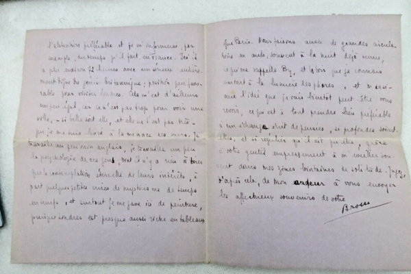 Pierre Brossolette  lettre autographes signée – Image 3