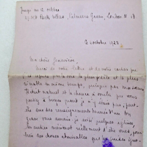 Pierre Brossolette  lettre autographes signée