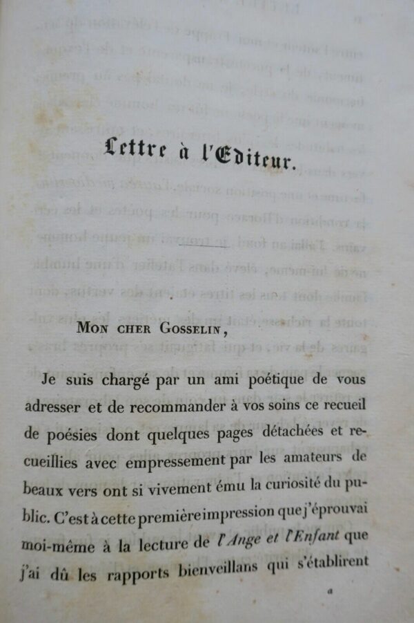 REBOUL  de Nimes. Poésies par Jean Reboul, de Nimes 1836 – Image 7