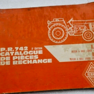 Renault Motoculture Catalogue pièces rechanges détachées  R77 R78