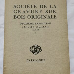 Société de la gravure sur bois originale 1921