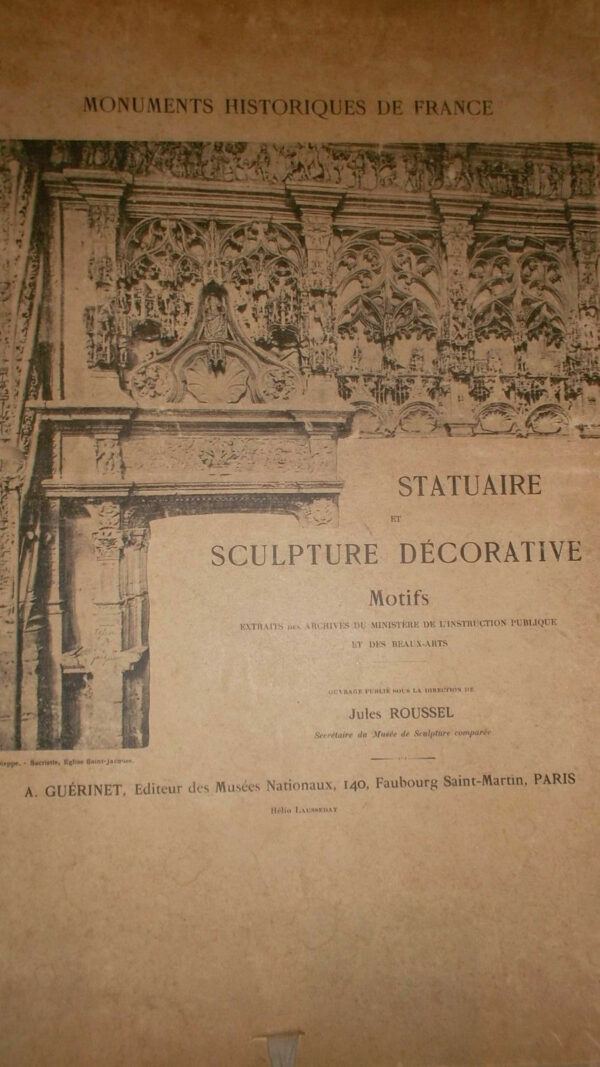 Statuaire et Sculpture Decorative. Motifs extraits des archives – Image 3