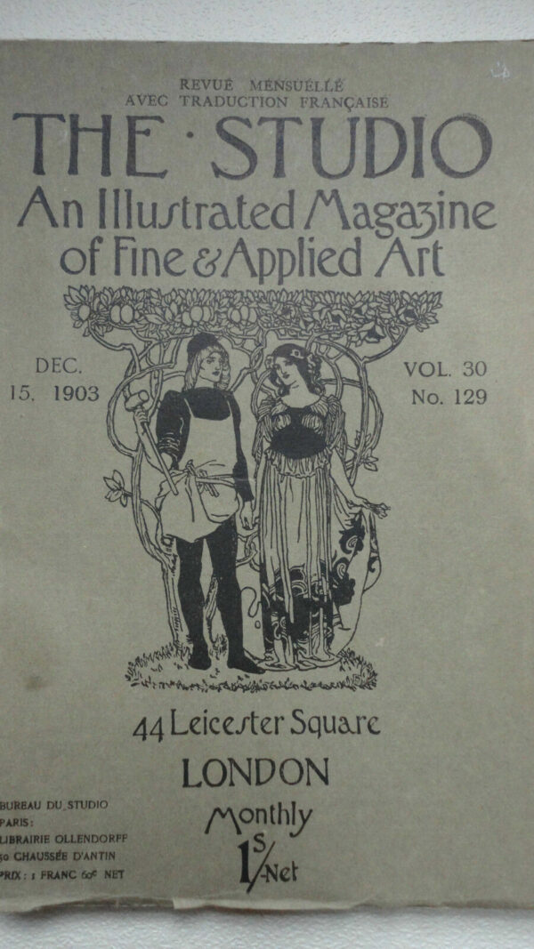 THE STUDIO an illustrated magazine of fine art & applied art dec. 15 1903
