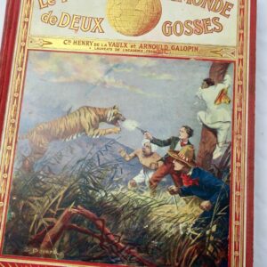 TOUR DU MONDE DE DEUX GOSSES cartonnage