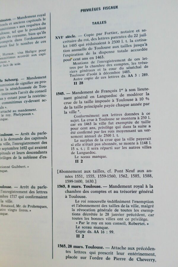 Toulouse Roschach ville de Toulouse inventaire des archives communales.. – Image 5