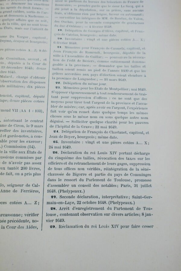 Toulouse Roschach ville de Toulouse inventaire des archives communales.. – Image 8