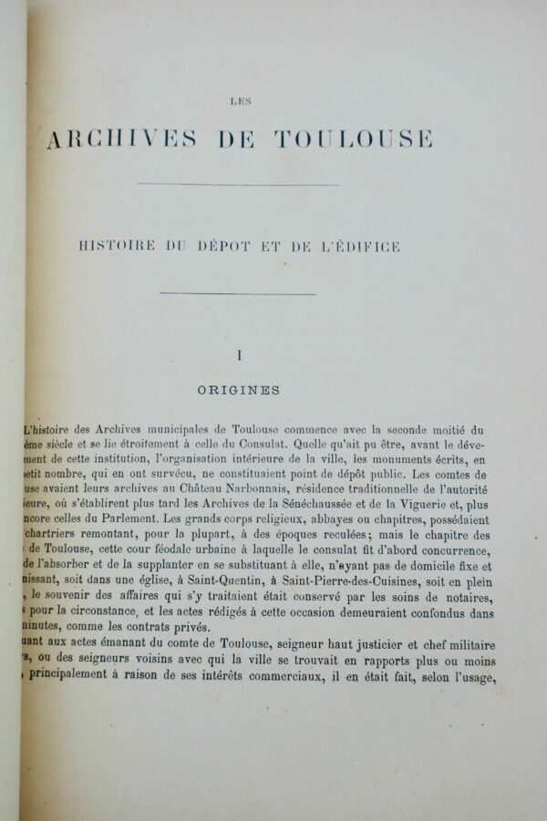 Toulouse Roschach ville de Toulouse inventaire des archives communales.. – Image 10