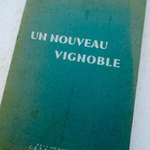 VIN  nouveau vignoble. 1960