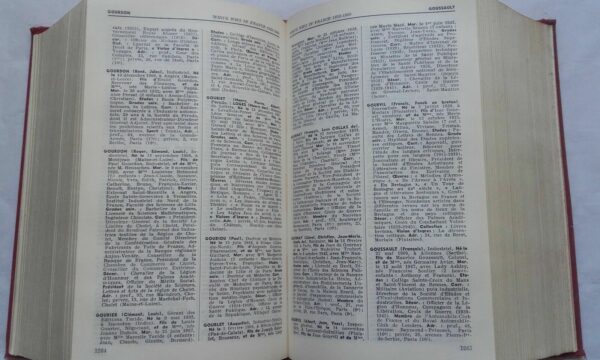 Who`s Who in France (4e édition). Dictionnaire biographique  1959-1960 – Image 5