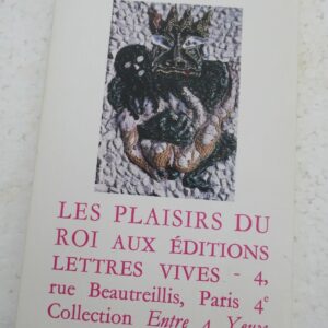 érotique EROTIQUE Bettencourt  Les plaisirs du Roi