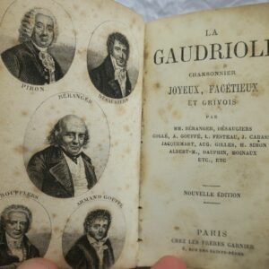 érotique Gaudriole Chansonnier Joyeux , Facetieux et Grivois