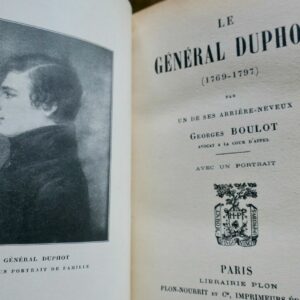 général Duphot (1769-1797), par un de ses arrière-neveux