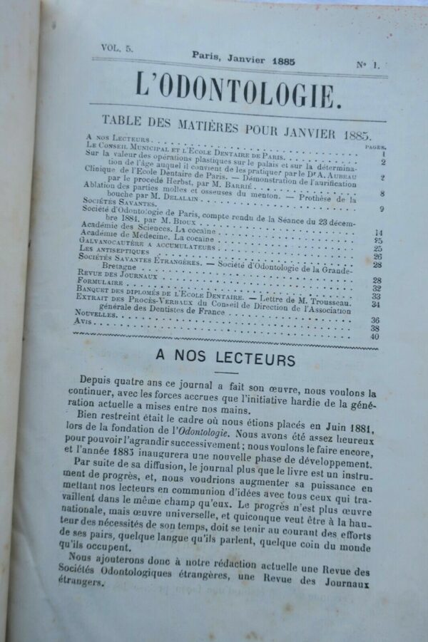odontologie L'odontologie 1885 revue dentisterie – Image 4