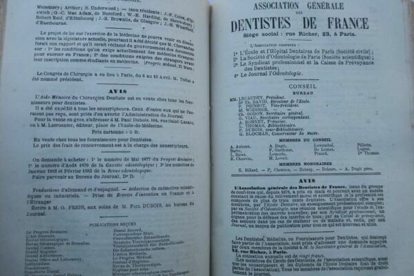 odontologie L'odontologie 1885 revue dentisterie – Image 8