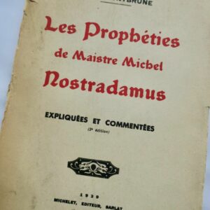 prophéties de Maistre Michel Nostradamus-1939