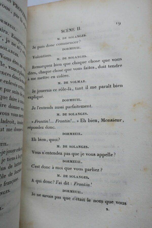 restauration LECLERC : PROVERBES DRAMATIQUES, 1827 – Image 5
