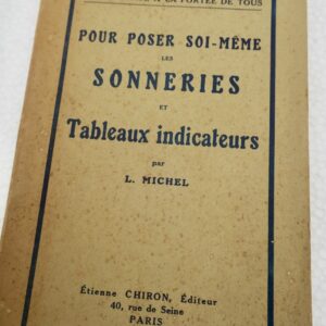 sonnerie Pour poser soi-même les sonneries et tableaux indicateurs