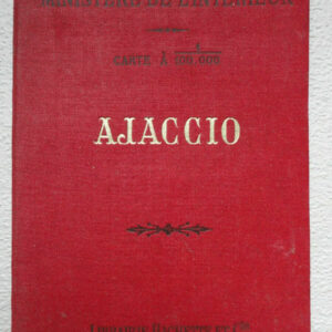 Ajaccio, hachette, 1893, 57 x 56 cm