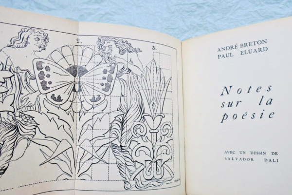 BRETON André / ELUARD Paul Notes sur la Poésie DALI