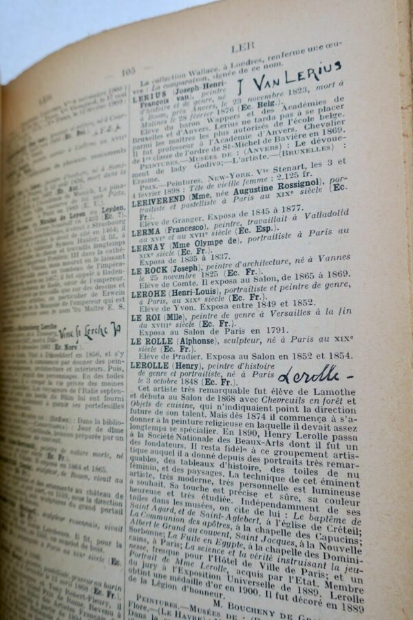 Bénézit Dictionnaire critique et documentaire des peintres, sculpteurs...1911 – Image 9