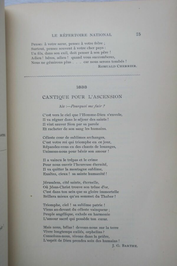 CANADA Huston Le Répertoire national ou Recueil de littérature canadienne 1893 – Image 4