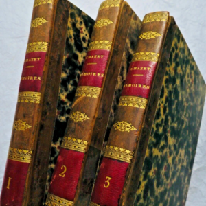 CHAZET, Alissan de Mémoires, souvenirs, oeuvres et portraits