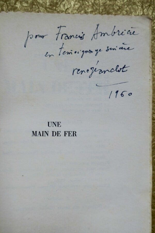 CLOT  Une main de fer, dédicace – Image 3