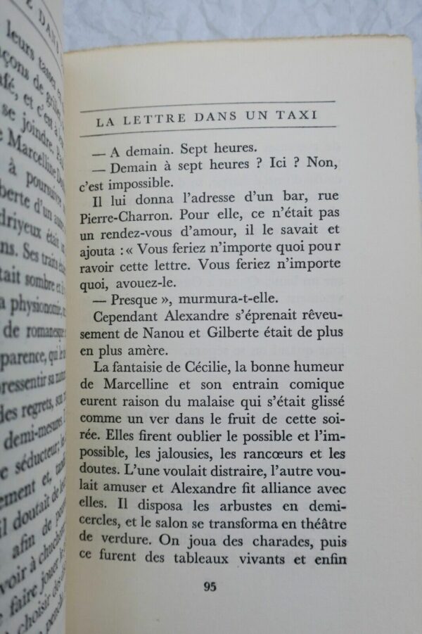 DE VILMORIN, Louise La lettre dans un taxi – Image 5
