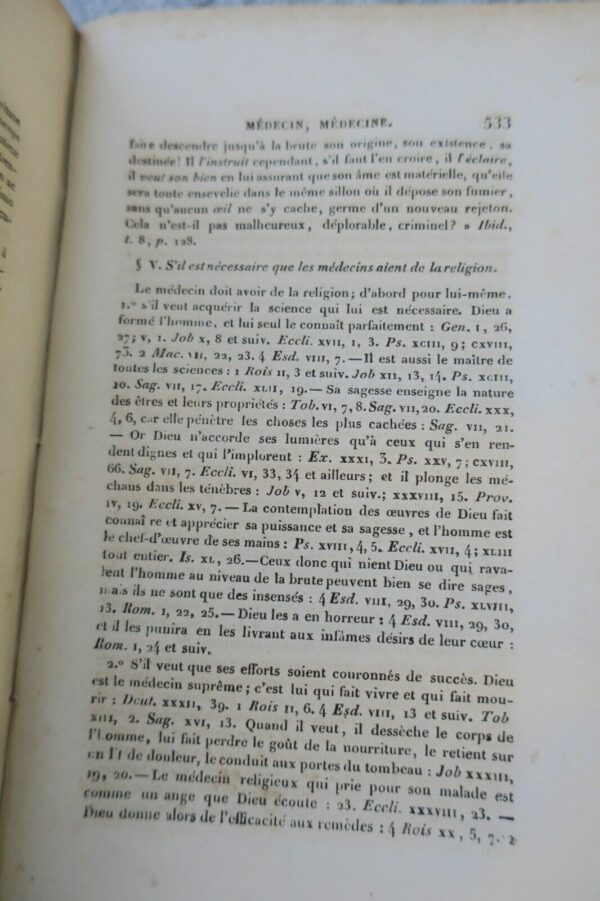 DICTIONNAIRE DE L'ECRITURE SAINTE OU REPERTOIRE ET CONCORDANCE 1848 – Image 4