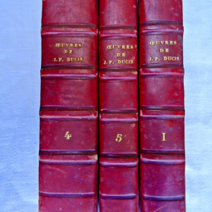 DUCIS (J.F.). Oeuvres 1827