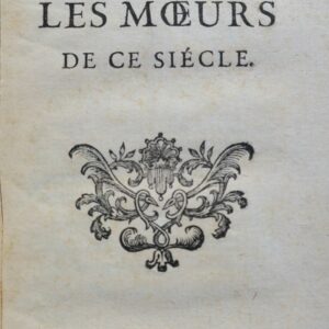 Duclos Considérations sur les moeurs de ce siècle 1751