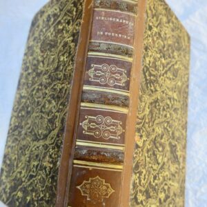 FOURNIER Nouveau Dictionnaire Portatif de Bibliographie 1809