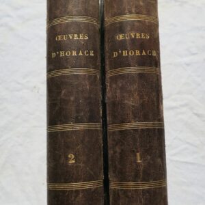 Horace OEUVRES D'HORACE 1843
