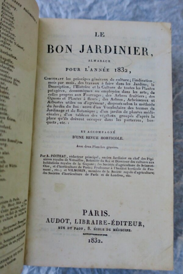 Jardin Le bon jardinier 1832 – Image 3