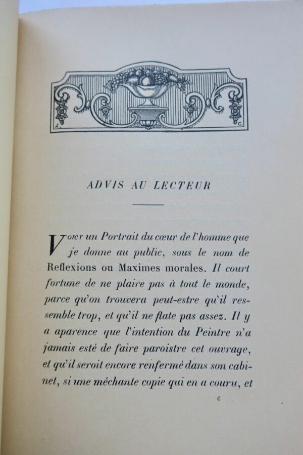 LA ROCHEFOUCAULD Reflexions ou sentences et maximes morales – Image 7