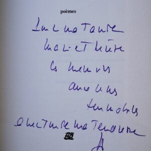 La mémoire des lèvres - Hervé De Rocquigny  + envoi
