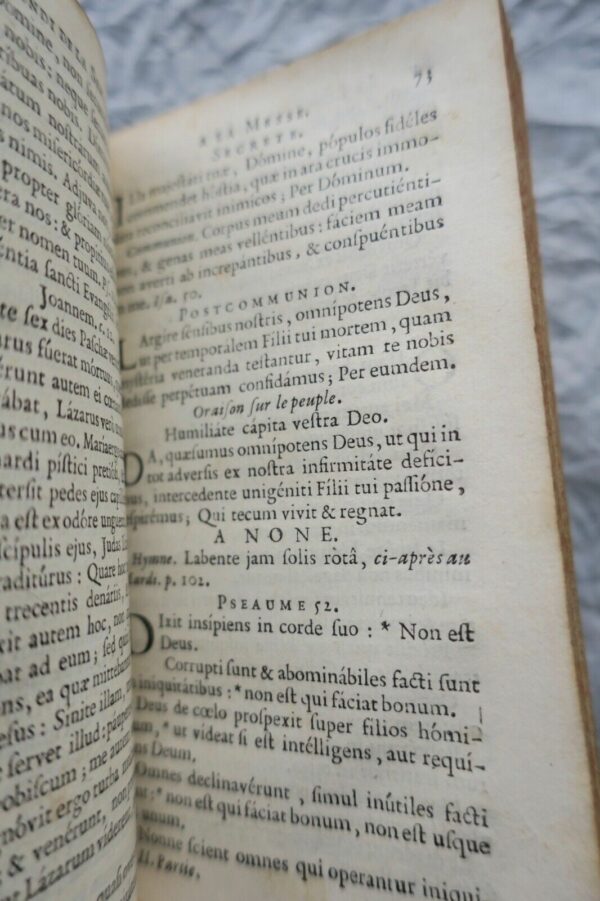 MISSEL DE PARIS Imprimé par ordre de Monseigneur l'Archevêque de Paris 1738 – Image 5