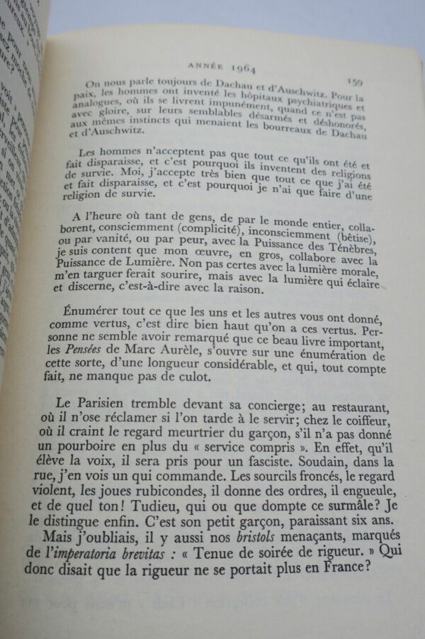 MONTHERLANT (Henry de) Va jouer avec cette poussière (Carnets 1958-1964) S.P. – Image 4
