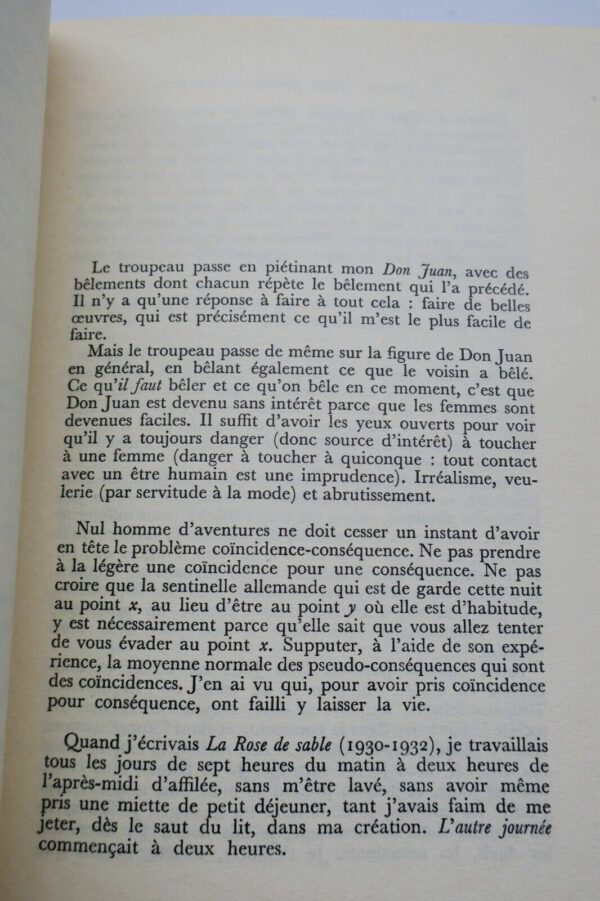 MONTHERLANT (Henry de) Va jouer avec cette poussière (Carnets 1958-1964) S.P. – Image 7