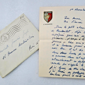Maurice DRUON lettre autographes signée