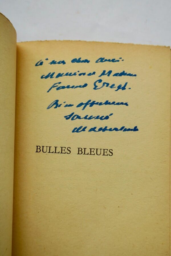 Maurice Maeterlinck - Bulles Bleues - Dédicace – Image 7